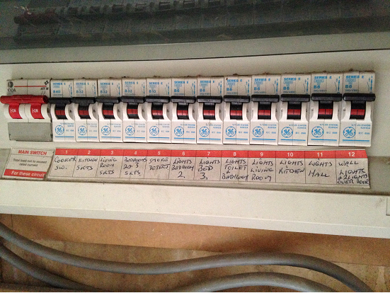 Replacing old consumer units in Chiswick