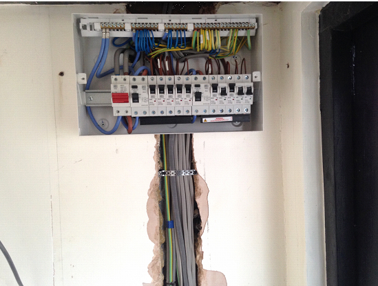 Fitting new consumer unit in a Surbiton property