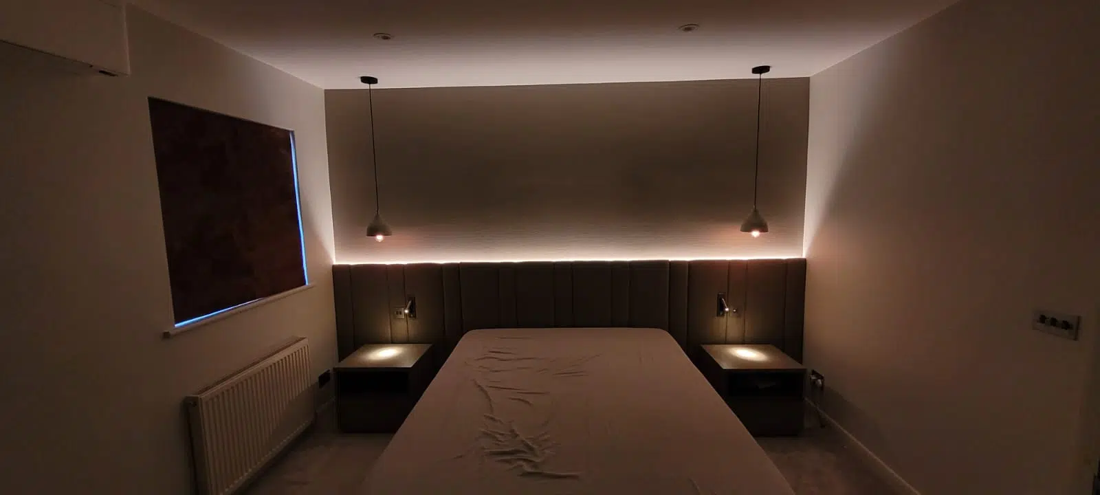 Bespoke lighting design and installation in a property in London